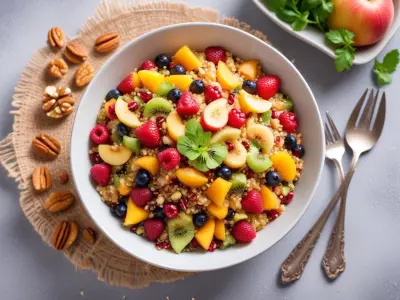 Salade de quinoa aux fruits secs