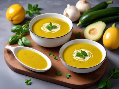 Velouté de courgettes onctueux