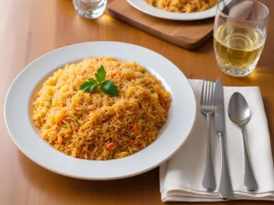 Riz aux poireaux