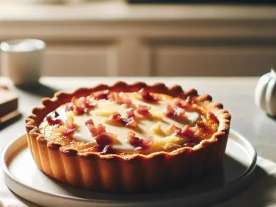 Tarte aux Lardons, Comté et Crème Fraîche