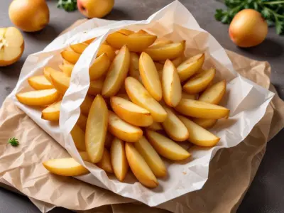 Pommes de terre en papillote au fromage frais