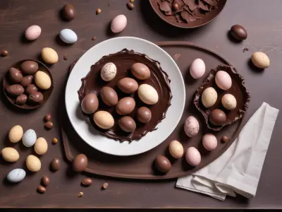 Nid de Pâques au chocolat