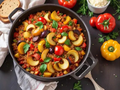 Ratatouille Express au Quinoa (One-Pot)