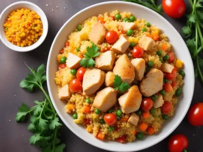 Couscous aux légumes et poulet