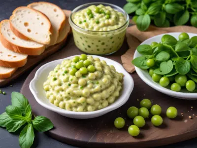Tartinade de Pois Cassés Rafraîchissante à la Menthe