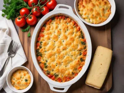 Gratin printanier aux légumes et à la crème