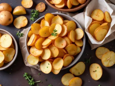 Chips de Patate Douce Épicées