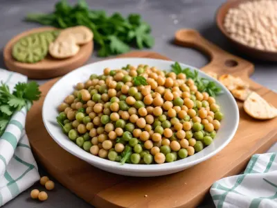 Salade de Pois Chiches Fraîcheur Cuminée