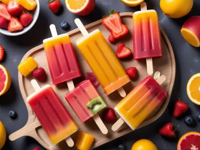 Popsicles Maison aux Fruits
