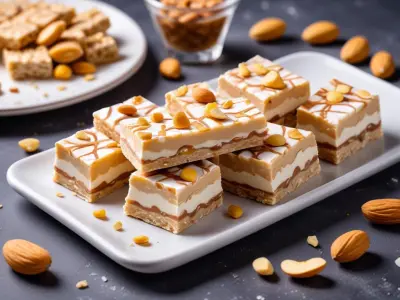 Nougat glacé aux amandes