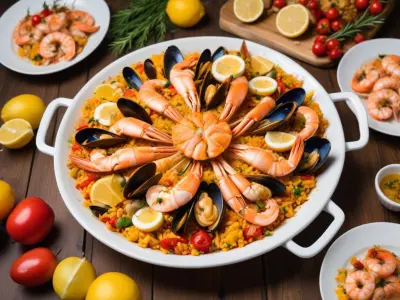 Paella Royale aux Fruits de Mer