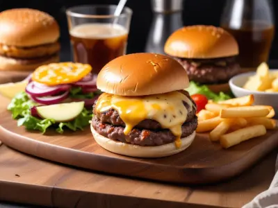 Burger Montagnard au Fromage Fondu