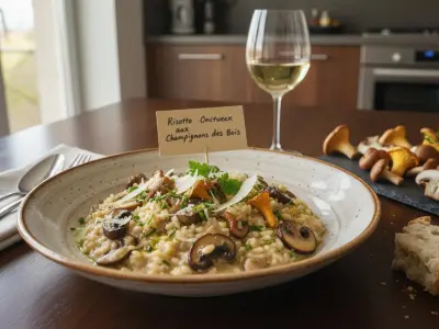 Risotto Onctueux aux Champignons des Bois
