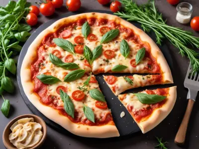 Pizza Ail et Herbes Aromatiques