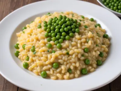 Risotto Printanier aux Petits Pois et Artichauts