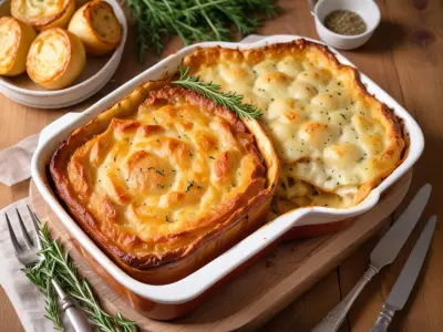 Rôti de porc aux herbes de Provence et gratin dauphinois