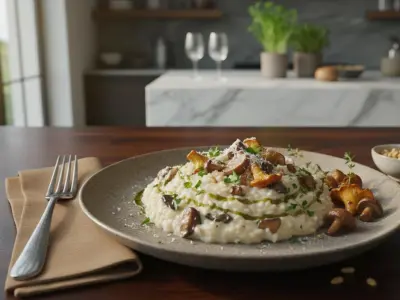 Risotto Crémeux aux Champignons de Forêt