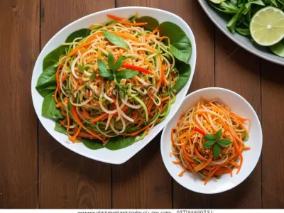 Som Tam (Salade de Papaye Verte Thaïlandaise)