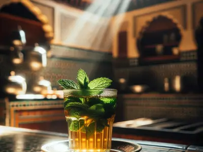 Thé à la menthe marocain