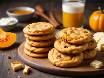Cookies Salés Courge, Muscade et Fromage