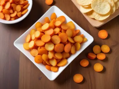 Chips de carottes croustillantes
