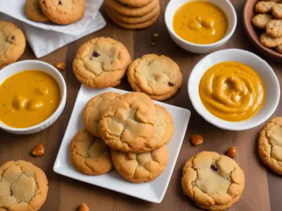 Cookies salés poireaux et curry