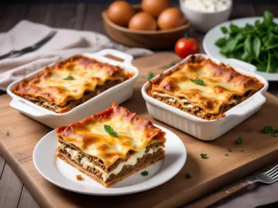 Lasagnes aux épinards, ricotta et noix