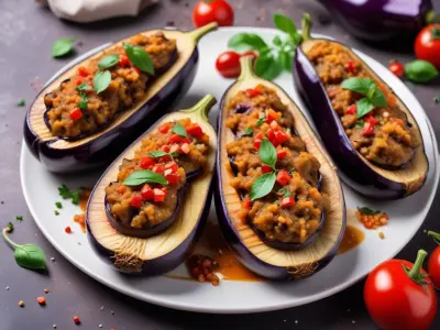 Aubergines Farcies Végétariennes