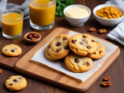 Cookies Salés Curry-Raisins Secs au Fromage