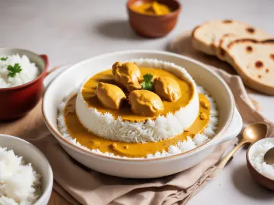 Poulet curry-coco crémeux au Cookeo