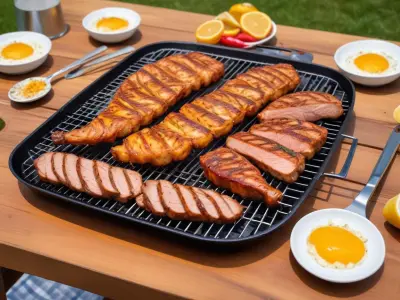 Cailles Marinées au Barbecue
