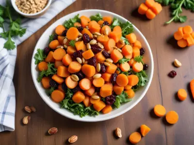Salade de carottes et raisins secs