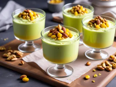 Verrines de Mousse de Mortadelle et Pistaches