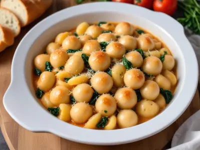 One Pot Gnocchis Crémeux aux Épinards et Parmesan