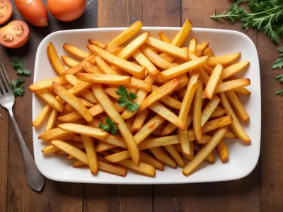 Frites de patates douces au four