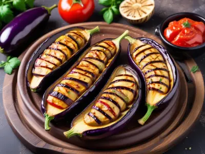 Aubergines Grillées au Barbecue