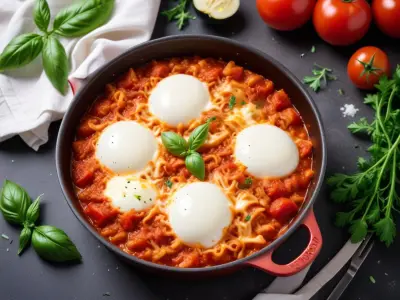 Riz à la tomate et mozzarella One Pot