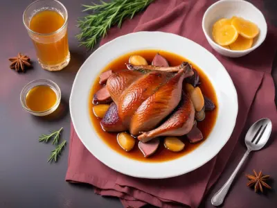 Magret de canard au miel et aux épices
