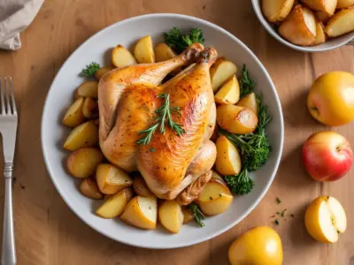 Poulet à la Provençale et ses Pommes de Terre Sautées