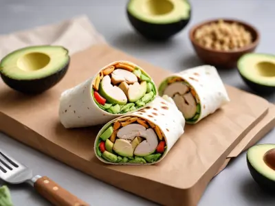 Wrap au Poulet Grillé et Avocat