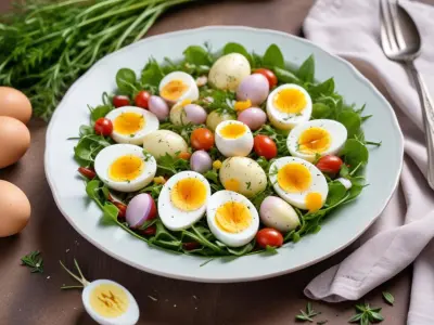 Salade de Pâques aux herbes fraîches