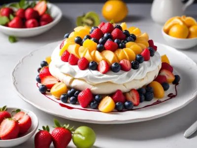 Pavlova aux Fruits Frais