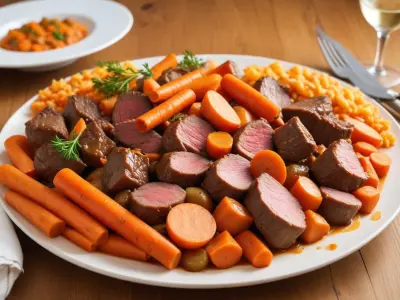 Ragoût de bœuf aux carottes et céleri-rave