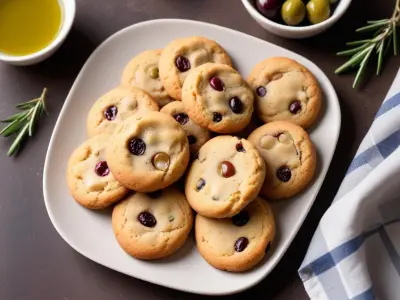 Cookies salés au thon et aux olives