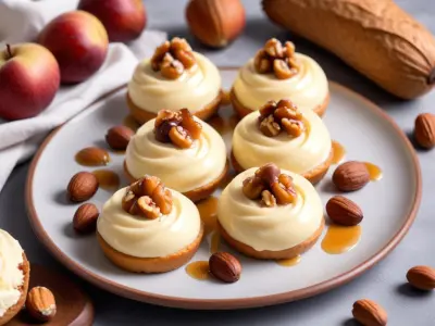 Crème de topinambours et éclats de noisettes