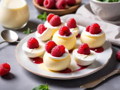 Œufs de Pâques Surprise au Mascarpone et Framboises