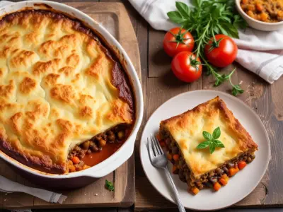 Moussaka végétarienne aux légumes rôtis