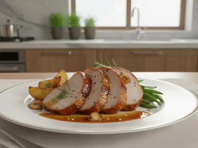 Rôti de Porc Fondant au Romarin et à l'Ail