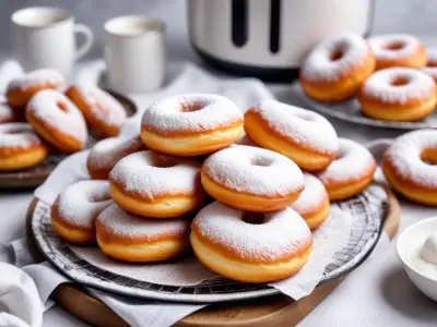 Beignets légers façon donuts au AirFryer