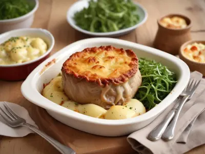 Agneau Pascal, Gratin Dauphinois et Salade Verte